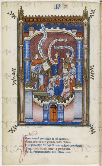 The Life of Saint Denis, 1317. Artist: Master of the Vie de saint Denis (active Early 14th cen.)