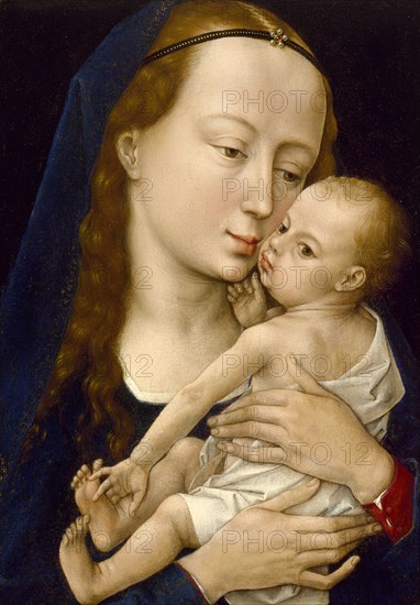 Virgin and Child, after 1454. Artist: Weyden, Rogier, van der (ca. 1399-1464)