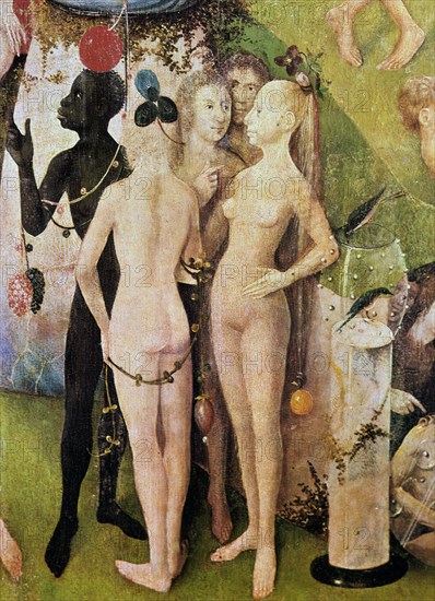 The Garden of Earthly Delights (Detail of the centre panel), c. 1500. Artist: Bosch, Hieronymus (c. 1450-1516)