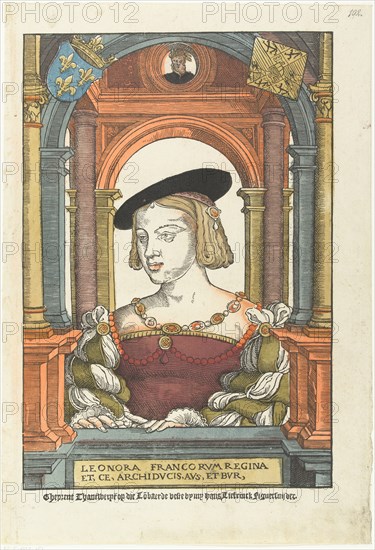 Portrait of Eleanor of Austria (1498-1558), 1539. Artist: Coecke van Aelst, Pieter, the Elder (1502-1550)