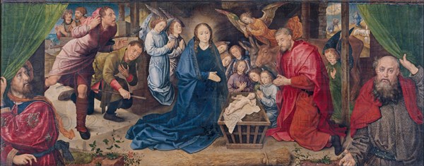 The Adoration of the Shepherds, c. 1480. Artist: Goes, Hugo, van der (1435-1482)