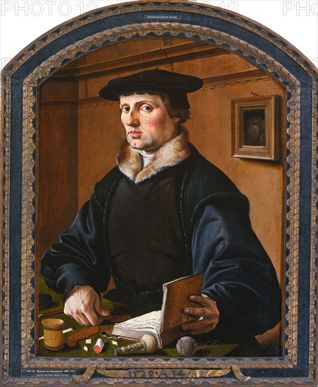 Portrait of a man, 1529. Artist: Heemskerck, Maarten Jacobsz, van (1498-1574)