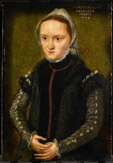 Self-Portrait, 1548. Artist: Hemessen, Catharina, van (1527/28-after 1580)