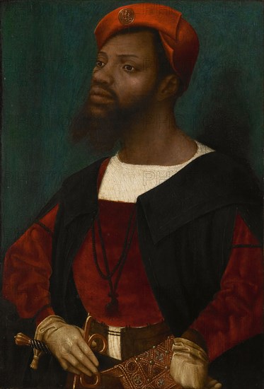 Portrait of an African man, ca 1530. Artist: Mostaert, Jan (1472/73-1555/56)