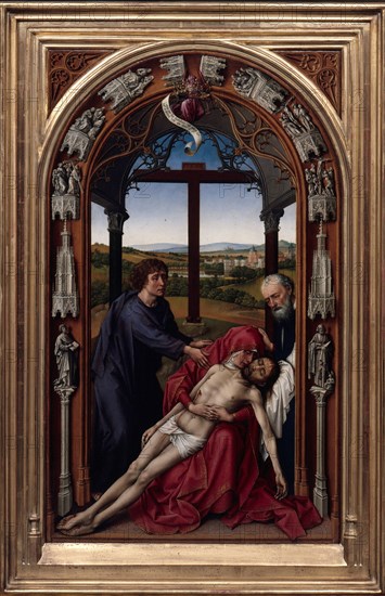 The Altar of Our Lady (Miraflores Altar), c. 1440. Artist: Weyden, Rogier, van der (ca. 1399-1464)