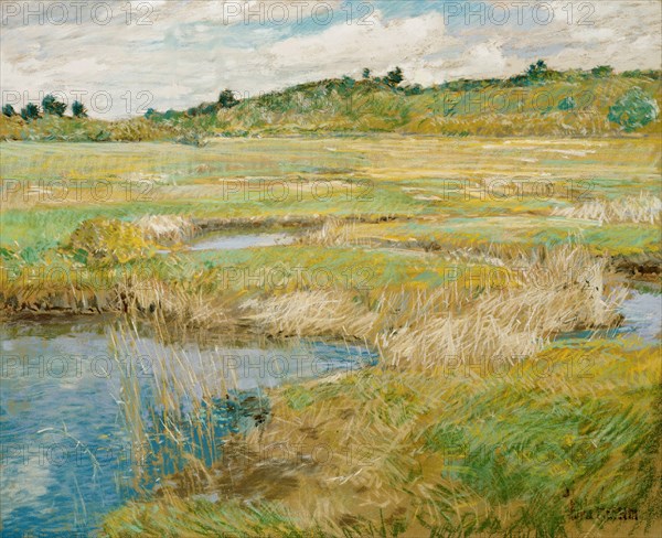 The Concord Meadow, c. 1890. Artist: Hassam, Childe (1859-1935)