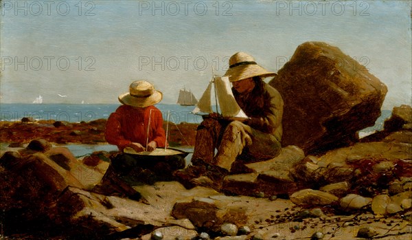 The Boat Builders, 1873. Artist: Homer, Winslow (1836-1910)