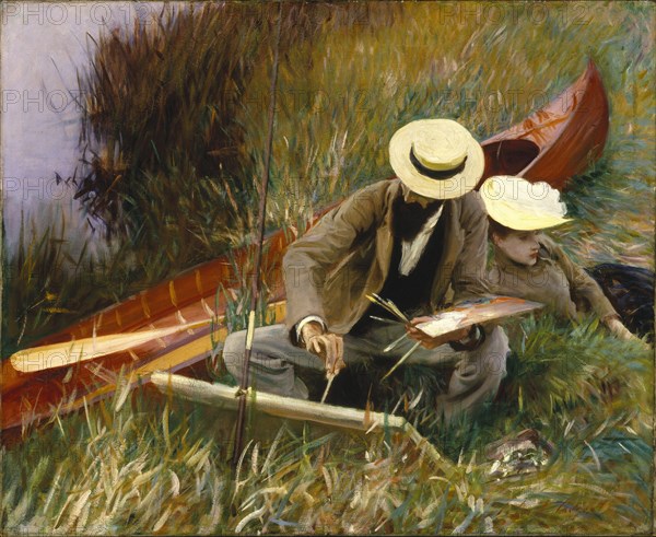 An Out-of-Doors Study, 1889. Artist: Sargent, John Singer (1856-1925)