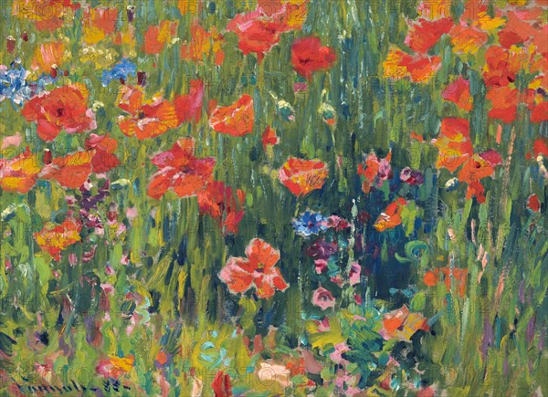 Poppies, 1888. Artist: Vonnoh, Robert William (1858-1933)