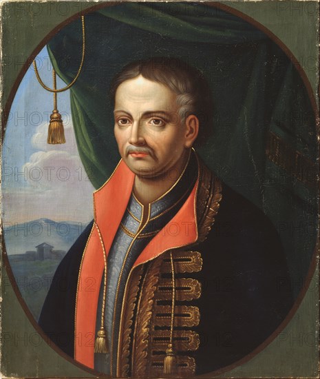 Portrait of the Hetman Ivan Mazepa (1639-1709). Artist: Zemlykov, Stepan (Early 19th century)