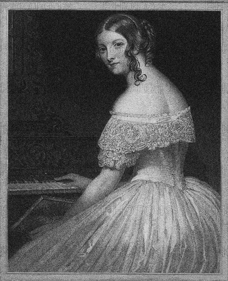 Amalie von Krüdener, 1830s. Artist: Anonymous