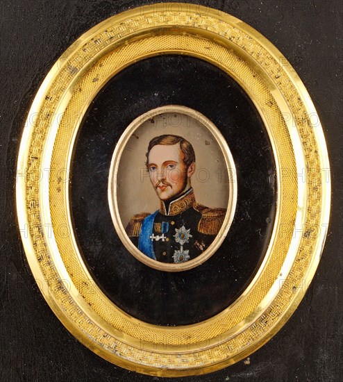 Portrait of Emperor Alexander II (1818-1881), 1840s. Artist: Anonymous