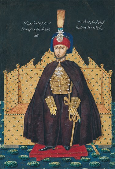 Sultan Abdülmecid I, Mid of the 19th cen.. Artist: Anonymous