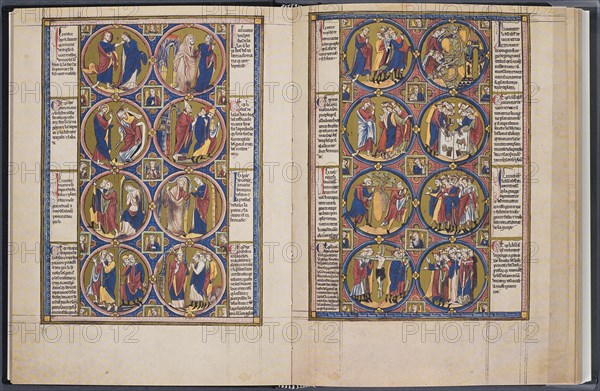 The Creation. Bible moralisée (Codex Vindobonensis 2554), ca 1250. Artist: Anonymous
