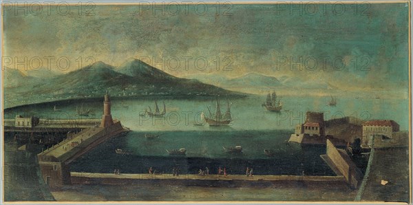 View of Argostoli on the island of Cephalonia, ca 1770-1790. Artist: Anonymous