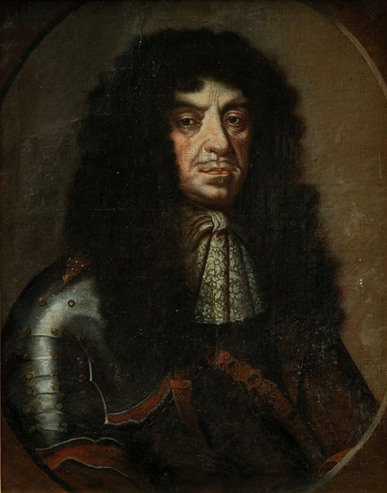 Portrait of John II Casimir Vasa (1609-1672), King of Poland and Grand Duke of Lithuania, Second Half of the 17th cen.. Artist: Anonymous