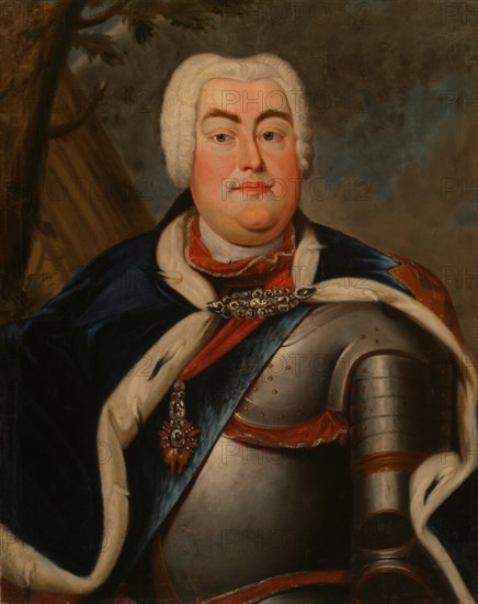 Portrait of Augustus III of Poland. Artist: Anonymous