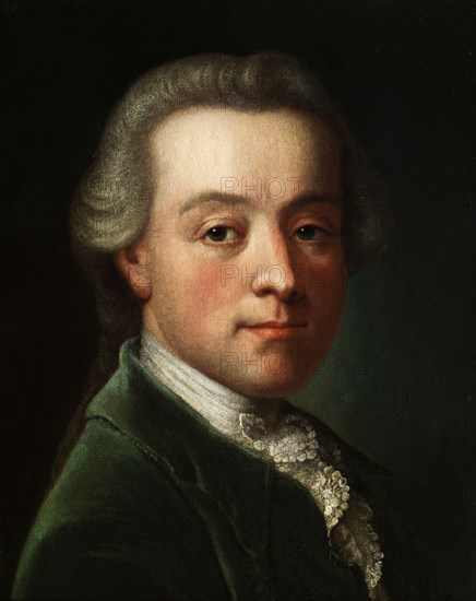 Portrait of the composer Wolfgang Amadeus Mozart (1756-1791), c. 1789. Artist: Anonymous