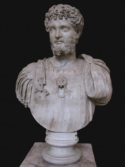 Bust of Septimius Severus, 3rd cen. AD. Artist: Art of Ancient Rome, Classical sculpture