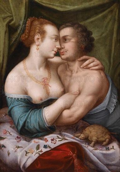 Elegant Loving Couple, ca. 1600. Artist: Master of Prague (active c. 1600)