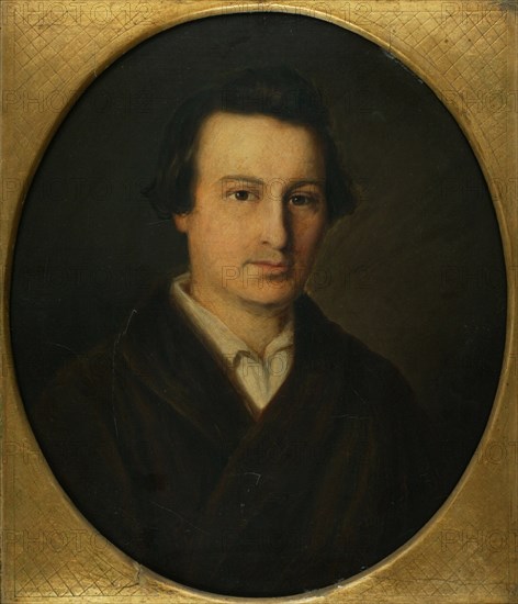 Portrait of the poet Heinrich Heine (1797-1856), 1843. Artist: Popper, Isidor (1816-1884)