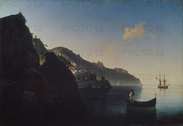 The Coast near Amalfi, 1841. Artist: Aivazovsky, Ivan Konstantinovich (1817-1900)