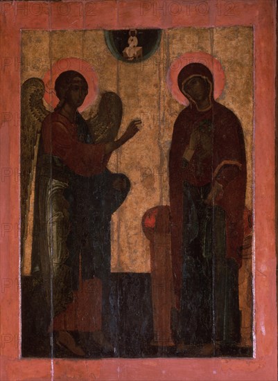 The Annunciation of Ustyug, Second half of the16th cen.. Artist: Russian icon