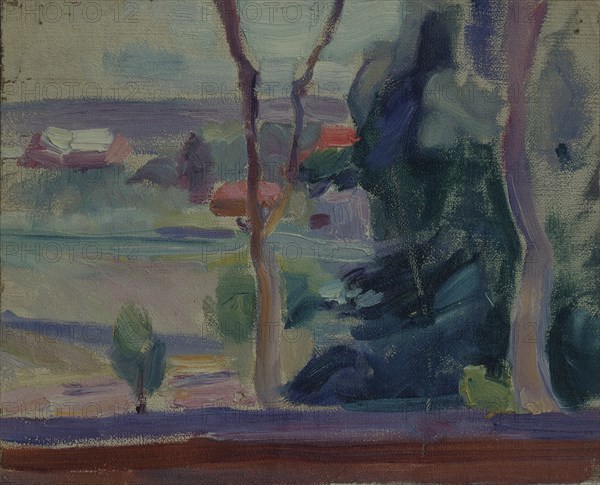 Landscape, 1905. Artist: Guro, Yelena Genrichovna (1877-1913)