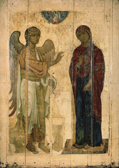 The Annunciation of Ustyug, 1130-1140. Artist: Russian icon