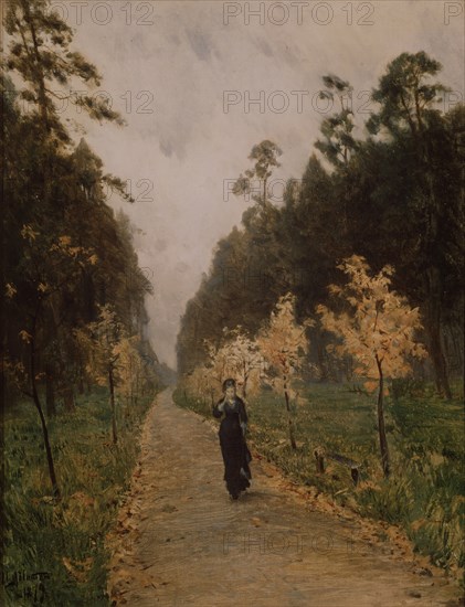 Autumn day. Sokolniki, 1879. Artist: Levitan, Isaak Ilyich (1860-1900)