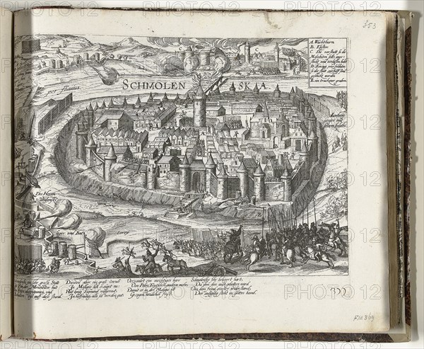 The Siege of Smolensk, 1609-1611, 1612. Artist: Hogenberg, Frans (1535-1590)