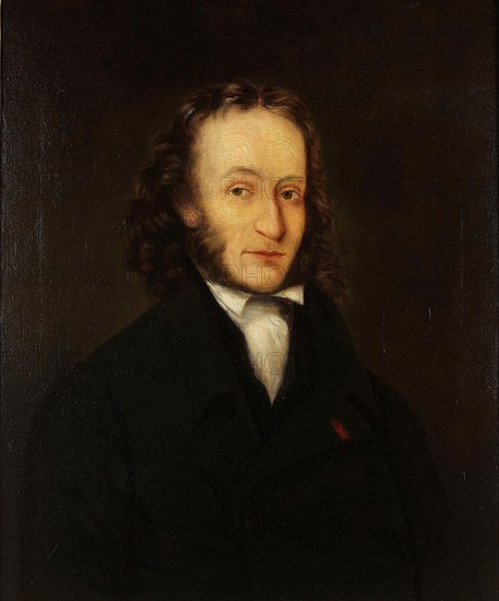 Portrait of Niccolò Paganini (1782-1840), 1836. Artist: Whittle, John (active 19th century)
