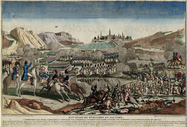 The Battle of Bautzen, 1813. Artist: Anonymous