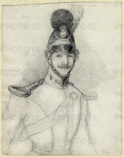 Otto I (1815-1867), King of Greece, ca 1835. Artist: Kraus, Gustav (1804-1852)