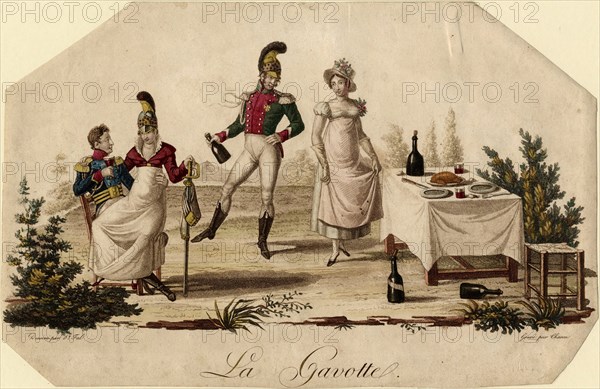 Gavotte, c. 1815. Artist: Meynier Saint-Fal (1762-1840)