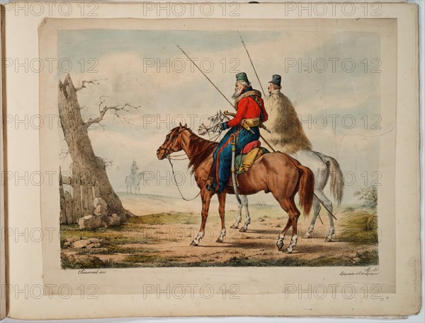 Cossacks, 1815-1819. Artist: Sauerweid, Alexander Ivanovich (1783-1844)