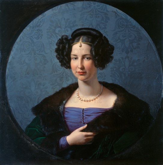 Princess Luise of Anhalt-Bernburg (1799-1882), c. 1840. Artist: Schadow, Friedrich Wilhelm, von (1788-1862)