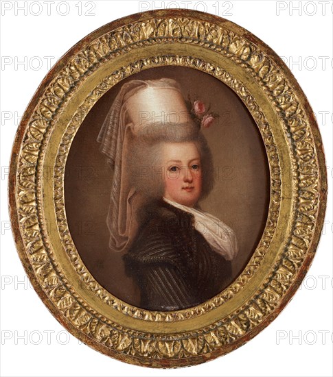 Portrait of Queen Marie Antoinette of France (1755-1793), 1789. Artist: Wertmüller, Adolf Ulrik (1751-1811)