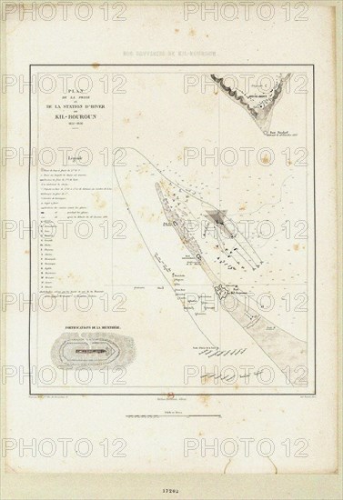The Floating batteries at the Siege of Kinburn 1855-1856, 1856. Artist: Anonymous