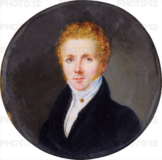 Portrait of the composer Vincenzo Bellini (1801-1835), c. 1830. Artist: Anonymous