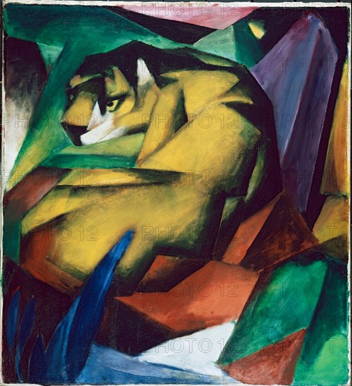 The tiger, 1912. Artist: Marc, Franz (1880-1916)