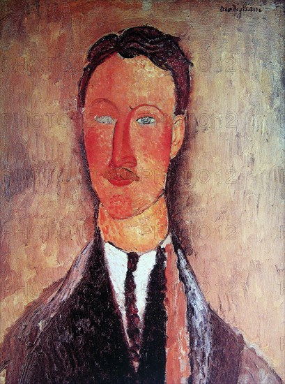 Portrait of Léopold Survage (1879-1968), 1918. Artist: Modigliani, Amedeo (1884-1920)
