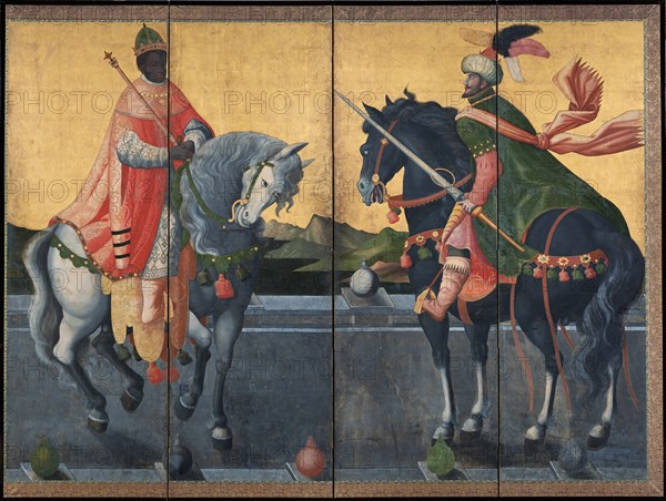 Western Kings on Horseback, First third of 17th cen.. Artist: Anonymous