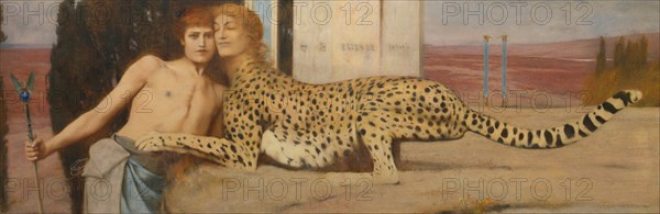 Caresses, 1896. Artist: Khnopff, Fernand (1858-1921)