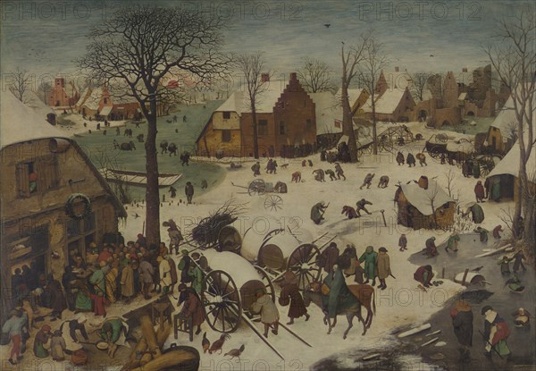 The Census at Bethlehem (The Numbering at Bethlehem), 1566. Artist: Bruegel (Brueghel), Pieter, the Elder (ca 1525-1569)