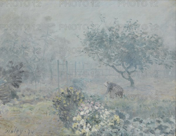 Fog, Voisins, 1874. Artist: Sisley, Alfred (1839-1899)