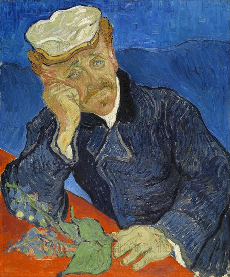 Dr Paul Gachet, 1890. Artist: Gogh, Vincent, van (1853-1890)