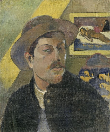 Self-Portrait, 1893-1894. Artist: Gauguin, Paul Eugéne Henri (1848-1903)