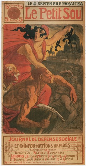 Le petite sou, 1900. Artist: Steinlen, Théophile Alexandre (1859-1923)