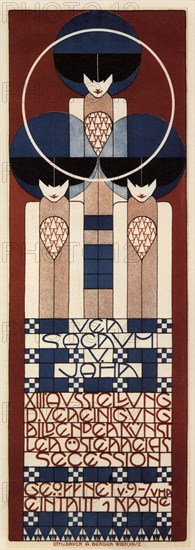 Poster for the Vienna Secession Exhibition, 1902. Artist: Moser, Koloman (1868-1918)